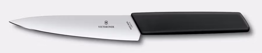 Séfkés Swiss Modern fekete, 15 cm-es penge | VICTORINOX 6.9013.15B