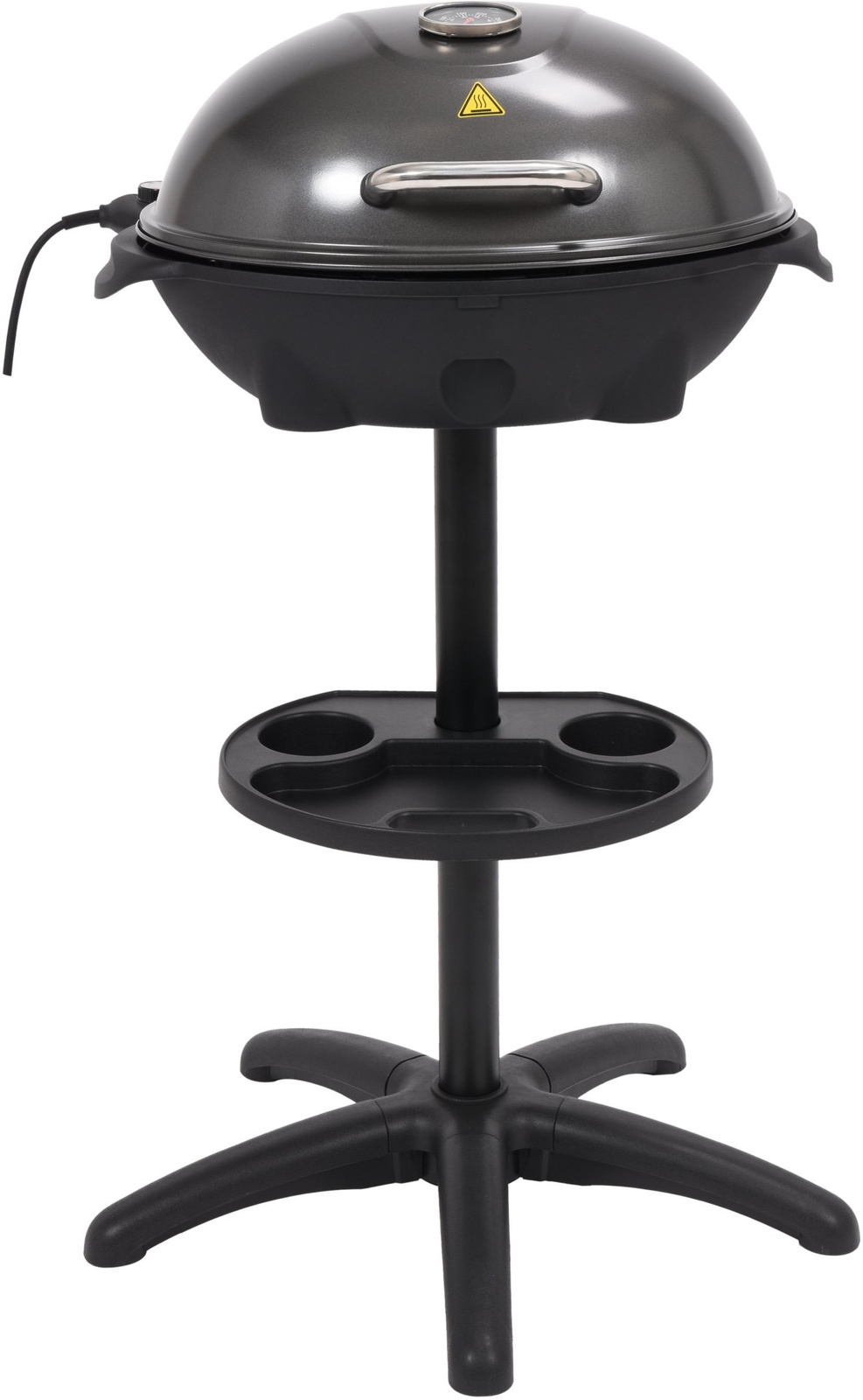 Elektromos álló grill 1/2 bordázott lappal, 2,4 kW | LUND 67420