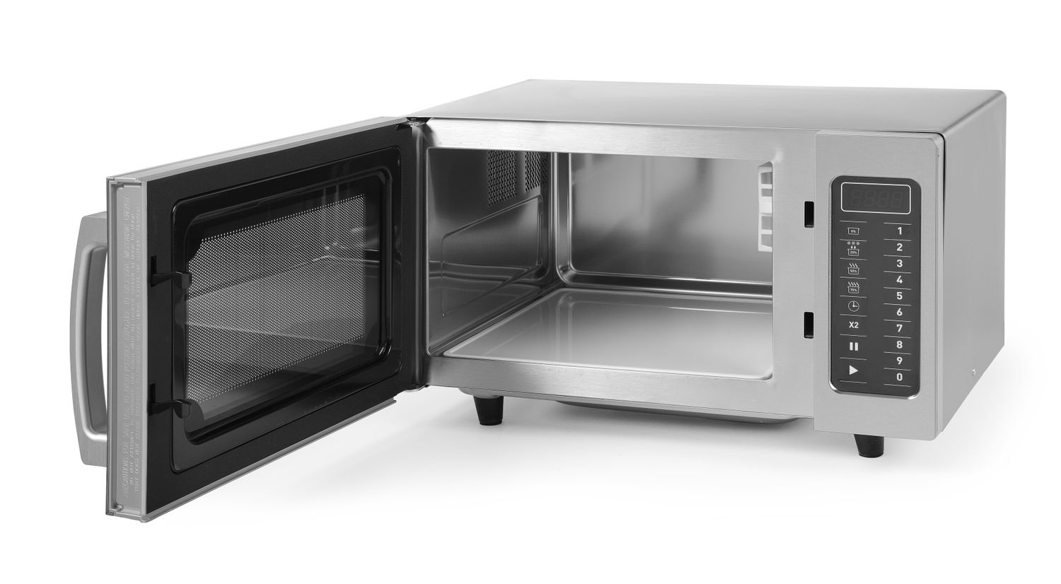 Programozható mikrohullámú sütő, 1000 W, 26 l | HENDI 281444