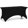 Huzat cateringasztalhoz 183x76 cm fekete | FORGAST FG03816