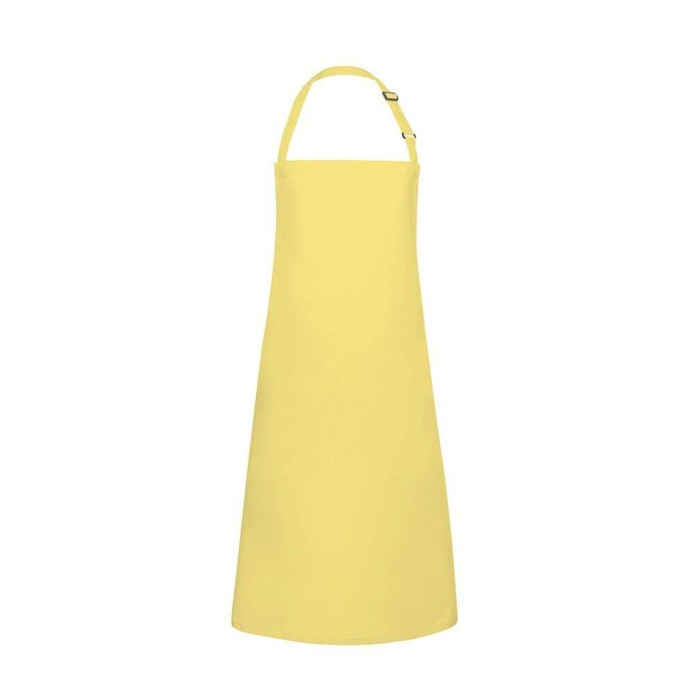 Konyhai kötény Basic 75 x 90 cm csattal napfényes sárga | KARLOWSKY BLS 4-86-Stck