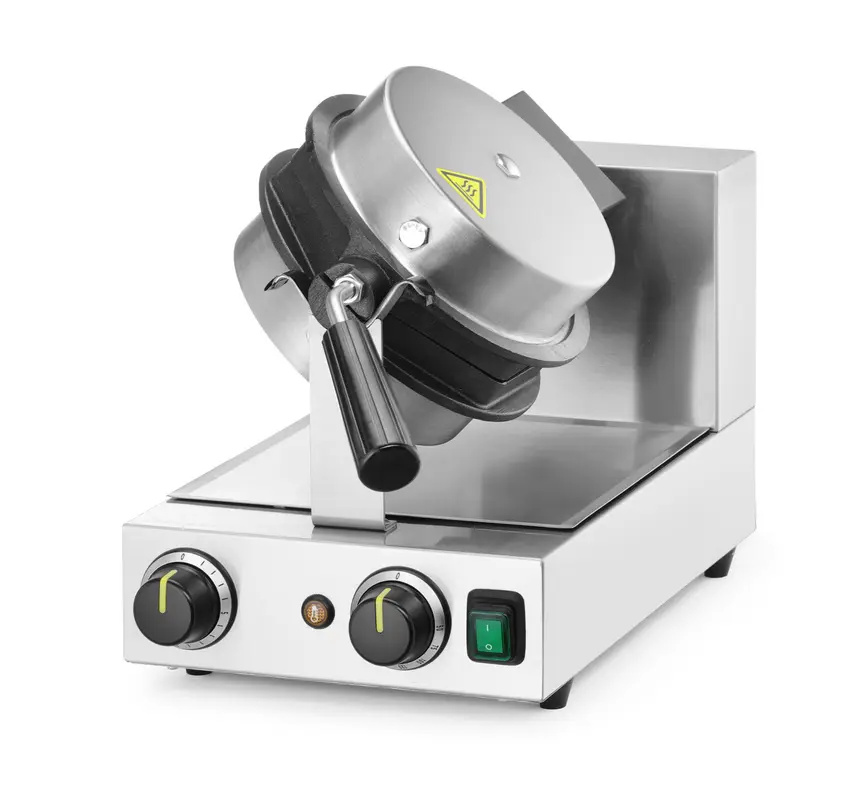 Gofrisütő Bubble Waffle forgatható, 1,5 kW, rozsdamentes acél | HENDI 212196