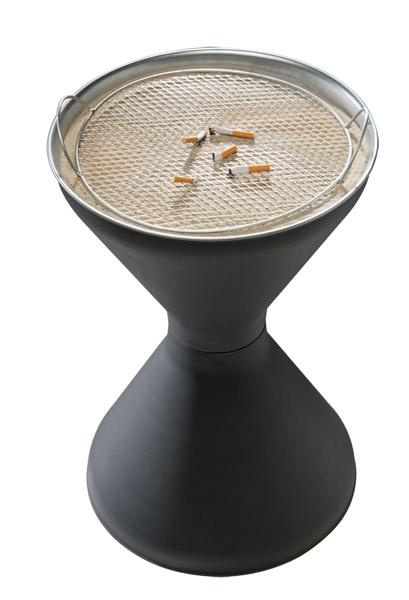 Álló hamutartó DIABOLO, melamin, fekete, 40.5x64.5 cm | APS 574