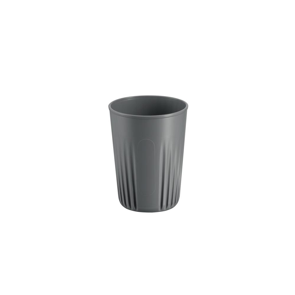 Újrahasználható TO GO pohár, szürke színű, 8,5 cm átmérőjű, 300 ml | APS 66931
