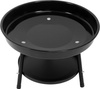 Függő grill acél tűztállal, 46 cm-es grillráccsal | LUND 99903