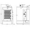 Gyros (kebab) elektromos, 15 kg-ig, 3 fűtőzóna, 4.5 kW | POTIS E-1