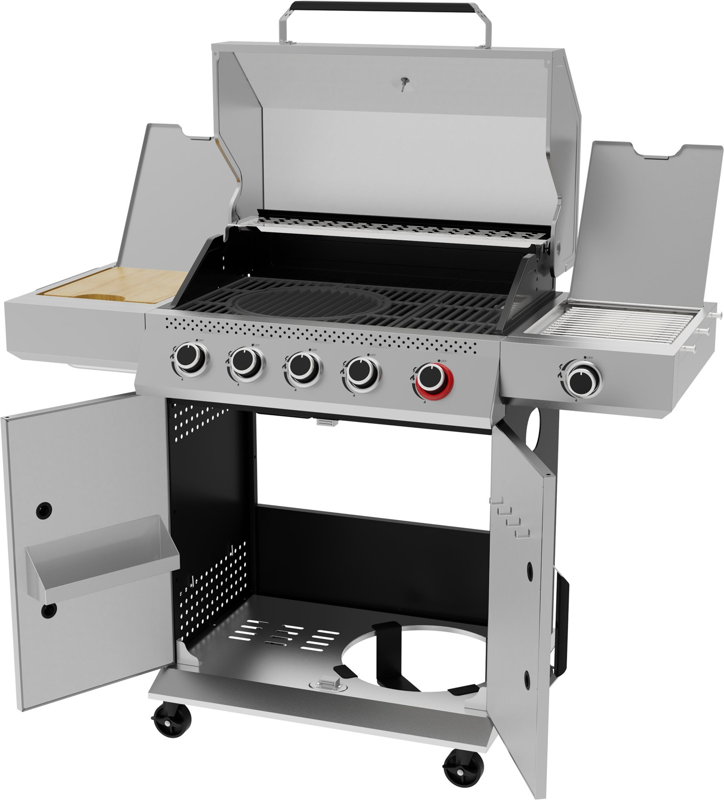 Kültéri gázgrill 5+1 | YATO YG-20032