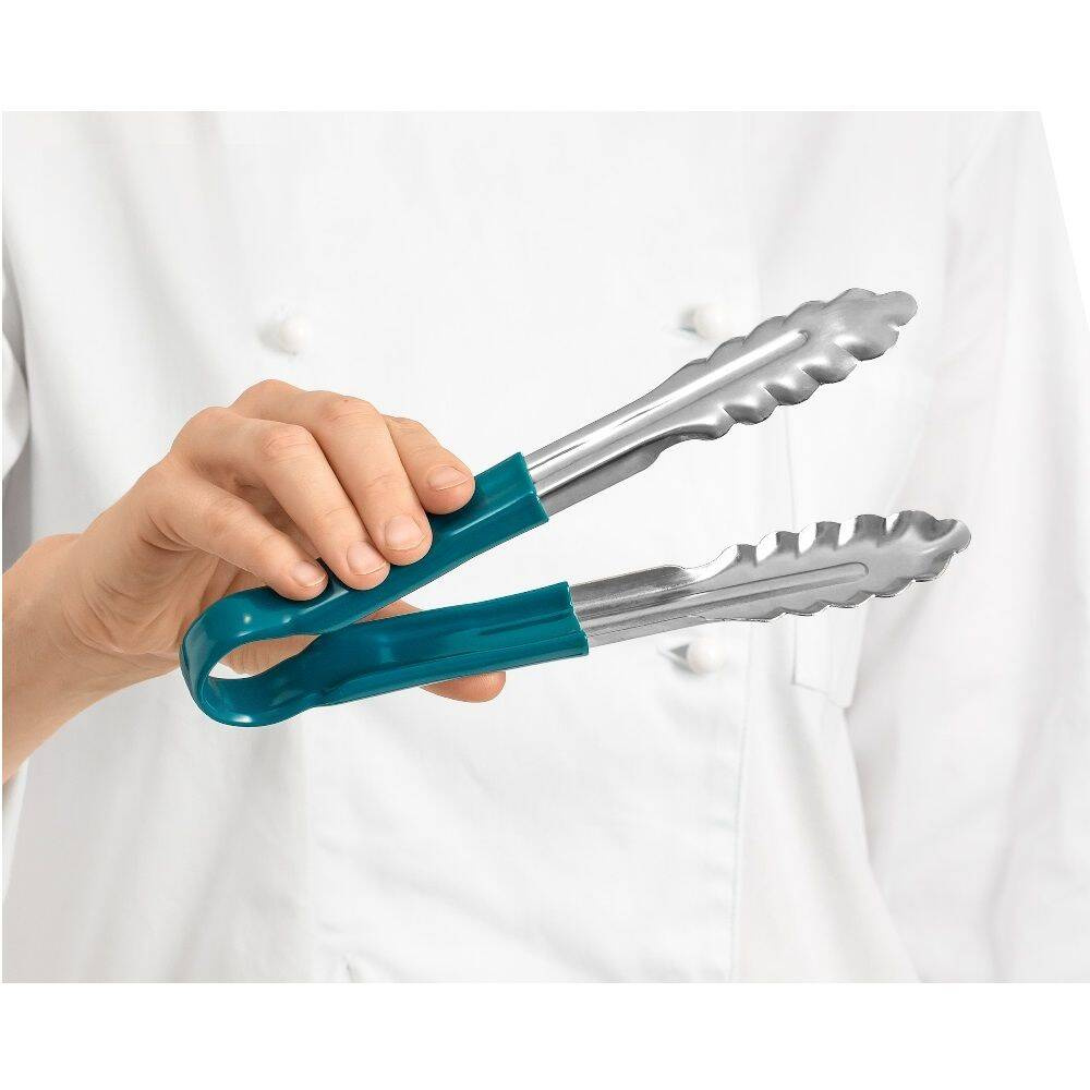 Szervírozó fogó HACCP, zöld, 24 cm | FORGAST FG11122