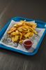 Tálca FAST FOOD kék, 35x27x2 cm | APS 539