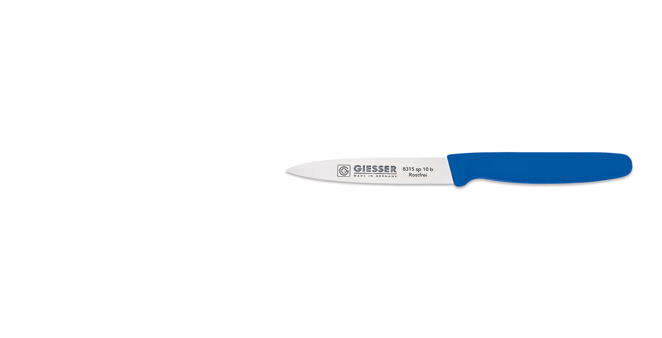 Kés hámozáshoz - 10 cm, kék | GIESSER MESSER 8315 sp 10 b