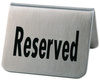 Asztali tábla „Reserved”, 2 darabos készlet, 5.5x5x3.5 cm | APS 13