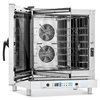 Elektromos kombi sütő-pároló 6 GN 1/1 vagy 6 db 60x40 cm-es tepsihez, 10,5 kW | FORGAST FG09523
