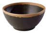 Tál CROCKER, melamin, fekete - barna, 12.5x6 cm, 370 ml | APS 84570