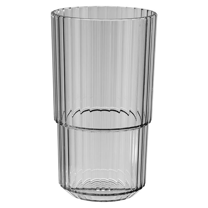 Tritán pohár LINEA, szürke színű 500 ml, 8.5x15 cm, 48 darabos készlet | APS 10569