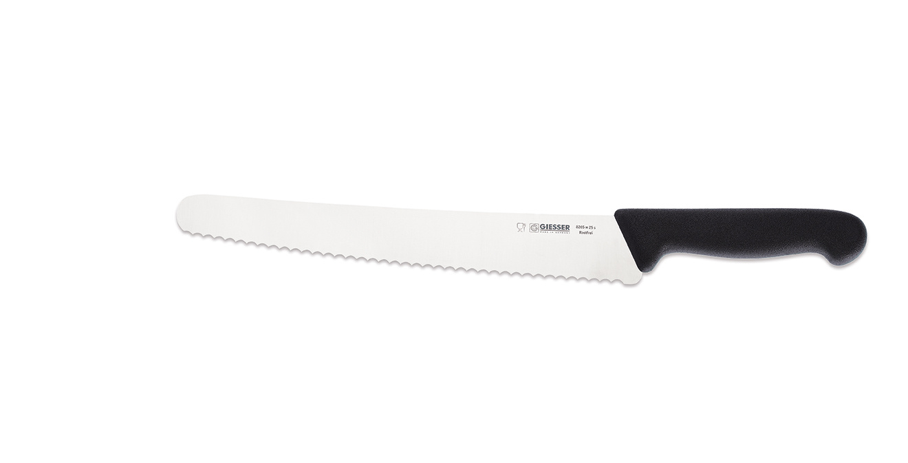 Univerzális kés - 25 cm, fekete | GIESSER MESSER 8265 w 25