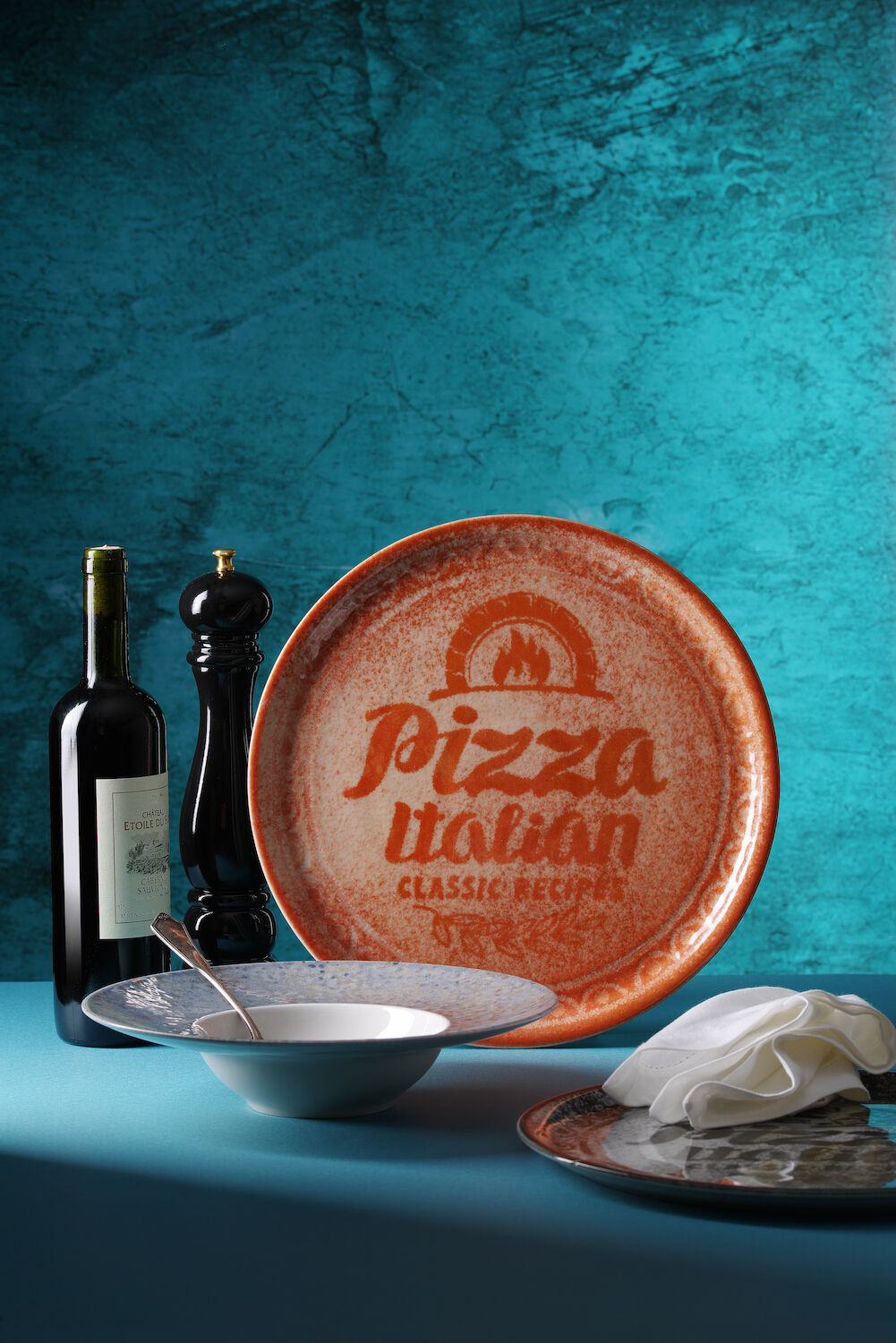 Pizzástányér Recipe Collection Brick Red - átm. 31 cm | HENDI 768778