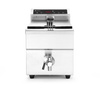 Indukciós olajsütő Kitchen Line 1 medencés 8 l, 3,5 kW, 230 V | HENDI 215012