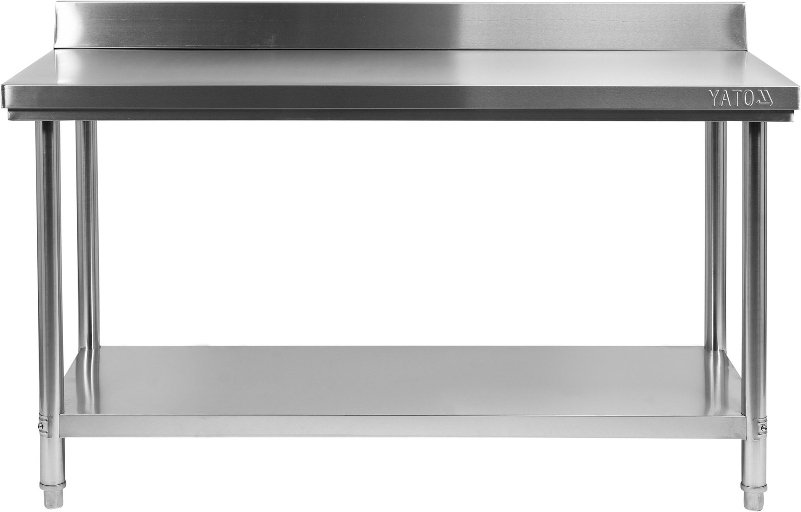 Rozsdamentes munkapad polccal 140x60x85 cm | YATO YG-09023