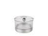 Kis hűtőtál acél talppal Mini TOP FRESH betéttel és fedéllel, 15x11.5 cm | APS 11810