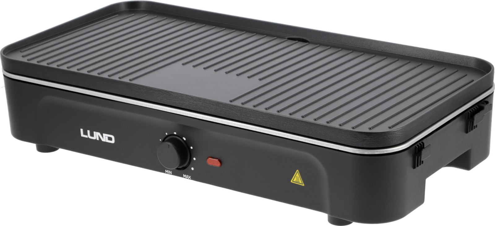 Elektromos álló grill bordázott sütőlappal, 2,2 kW | LUND 67424