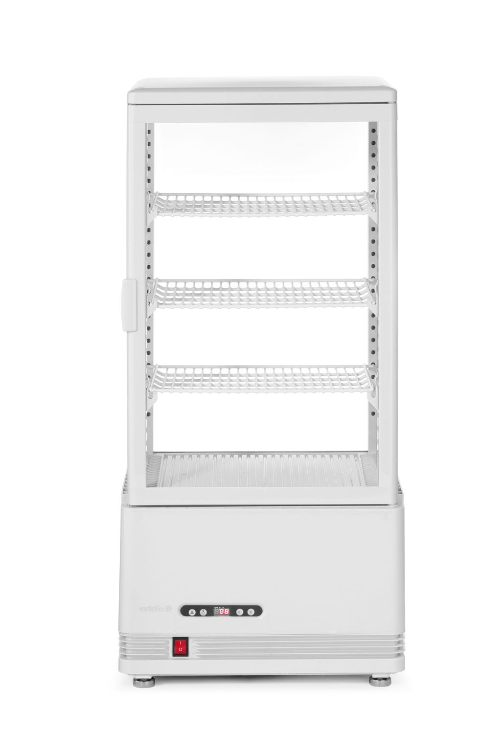 Hűtött bemutatóvitrin 78 l, fehér, LED, automatikus leolvasztás | ARKTIC 233641