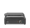 Kontaktgrill egyszeres, bordázott lapok, 34x23,5 cm, 2200 W, 230 V | HENDI 263617
