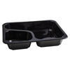 Hegeszthető tálca 227x178x40 fekete 2 rekeszes COLT 320db | GUILLIN MAPCORCT22740DC