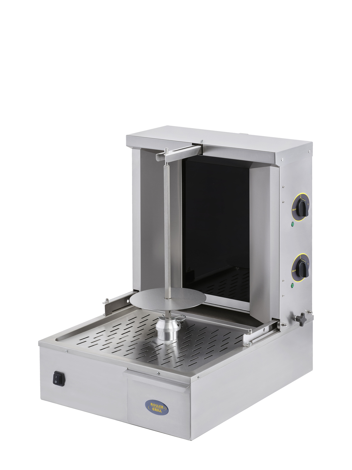 Gyrosz (kebab) üvegkerámia, 15 kg, 2 fűtőzóna, 3,6 kW, 230 V | ROLLER GRILL GR 40 V