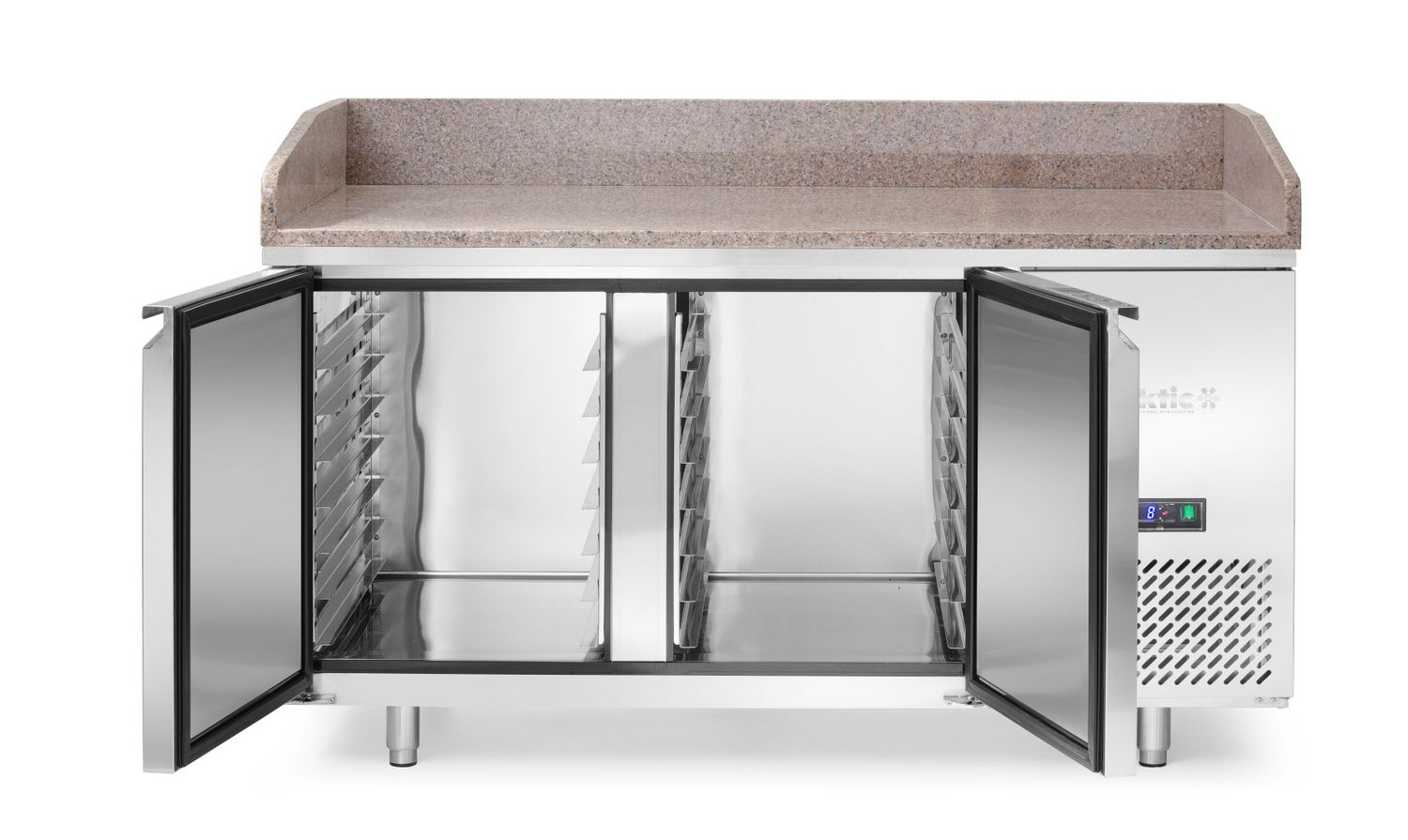 Pizzahűtő asztal 2 ajtós, 250 l, 151x80x87.5 cm | ARKTIC 220245