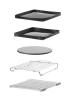 Konvekciós-mikrohullámú sütő CombiTurbo, 18 L, fekete, 230V/3000 W | HENDI 281277