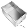Elektromos asztali bain-marie GN 1/1 15 cm leeresztő csappal | FORGAST FG09801
