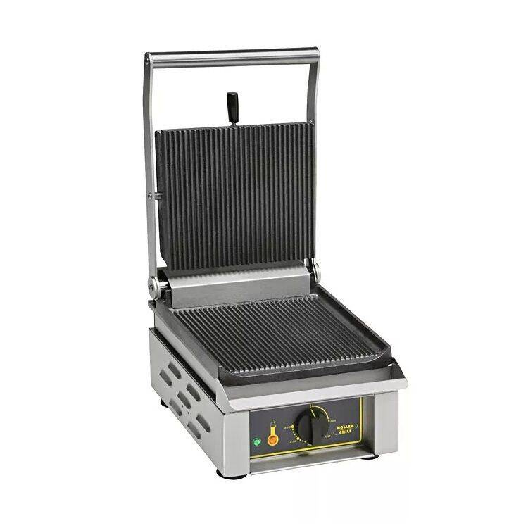 Kontaktgrill egyszeres, bordázott lapok, 2 kW | ROLLER GRILL SAVOYE