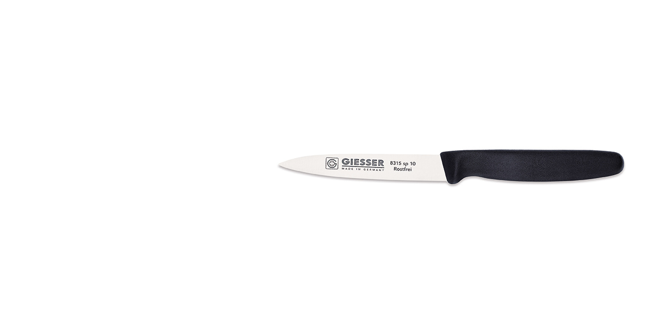 Hámozókés - 10 cm, fekete | GIESSER MESSER 8315 sp 10