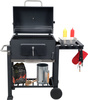 Szén grill fedővel, rács 71x34,5 cm | LUND 99910