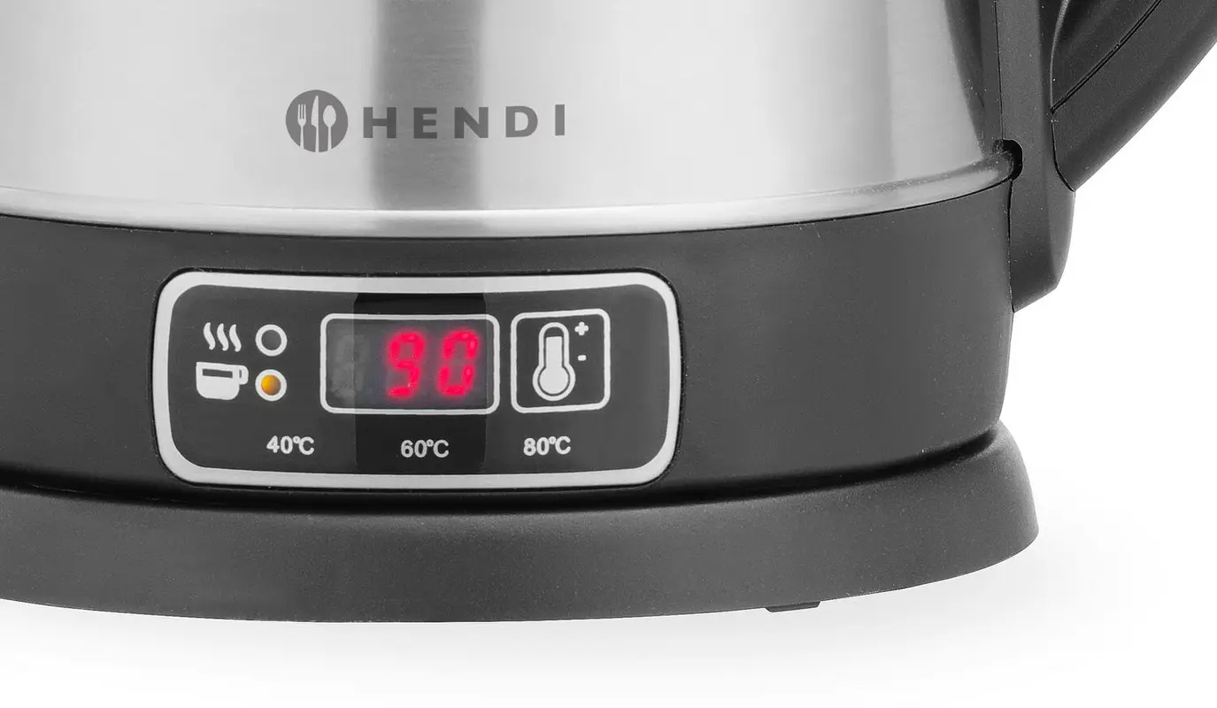 Vezeték nélküli elektromos vízforraló, 1,8 L | HENDI 209943