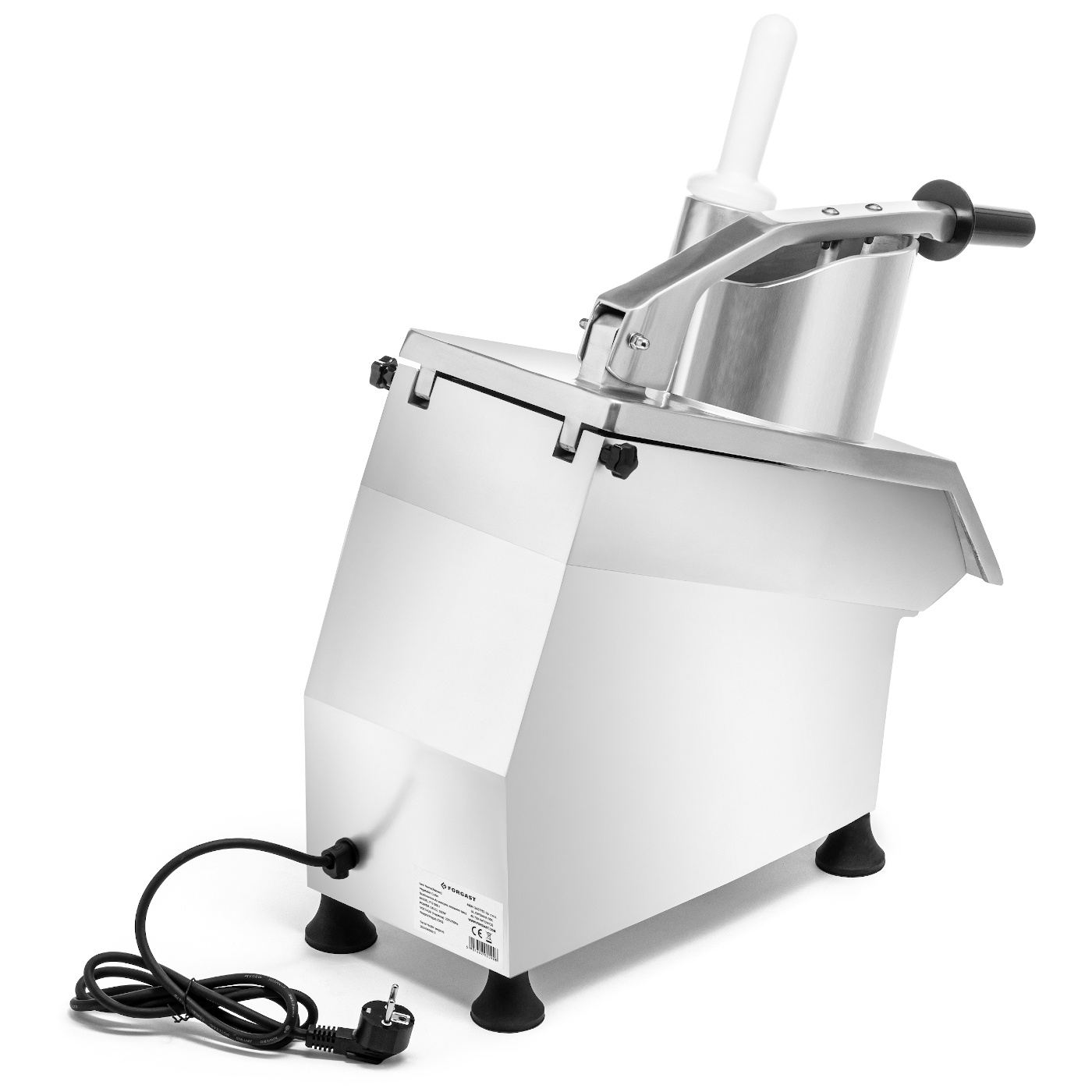 Elektromos zöldségszeletelő tárcsakészlettel, 40 kg/óra, 0.55 kW, 230 V | FORGAST FG10001