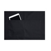 Konyhai kötény Basic 75 x 90 cm zsebbel és csattal fekete | KARLOWSKY BLS 5-1-Stck