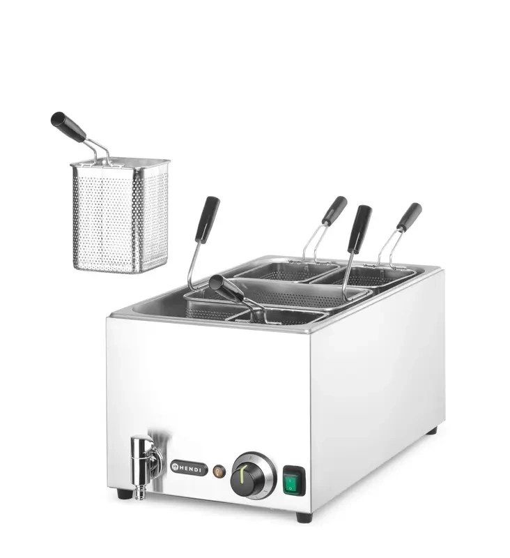Tésztafőző készülék 25L, 230 V/3500 W, 60.1x32.6x27.9 cm | HENDI 240496