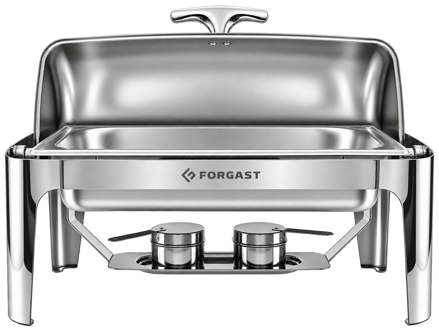 Asztali roll-top ételmelegítő 9 l égőpasztához | FORGAST FG03129V1