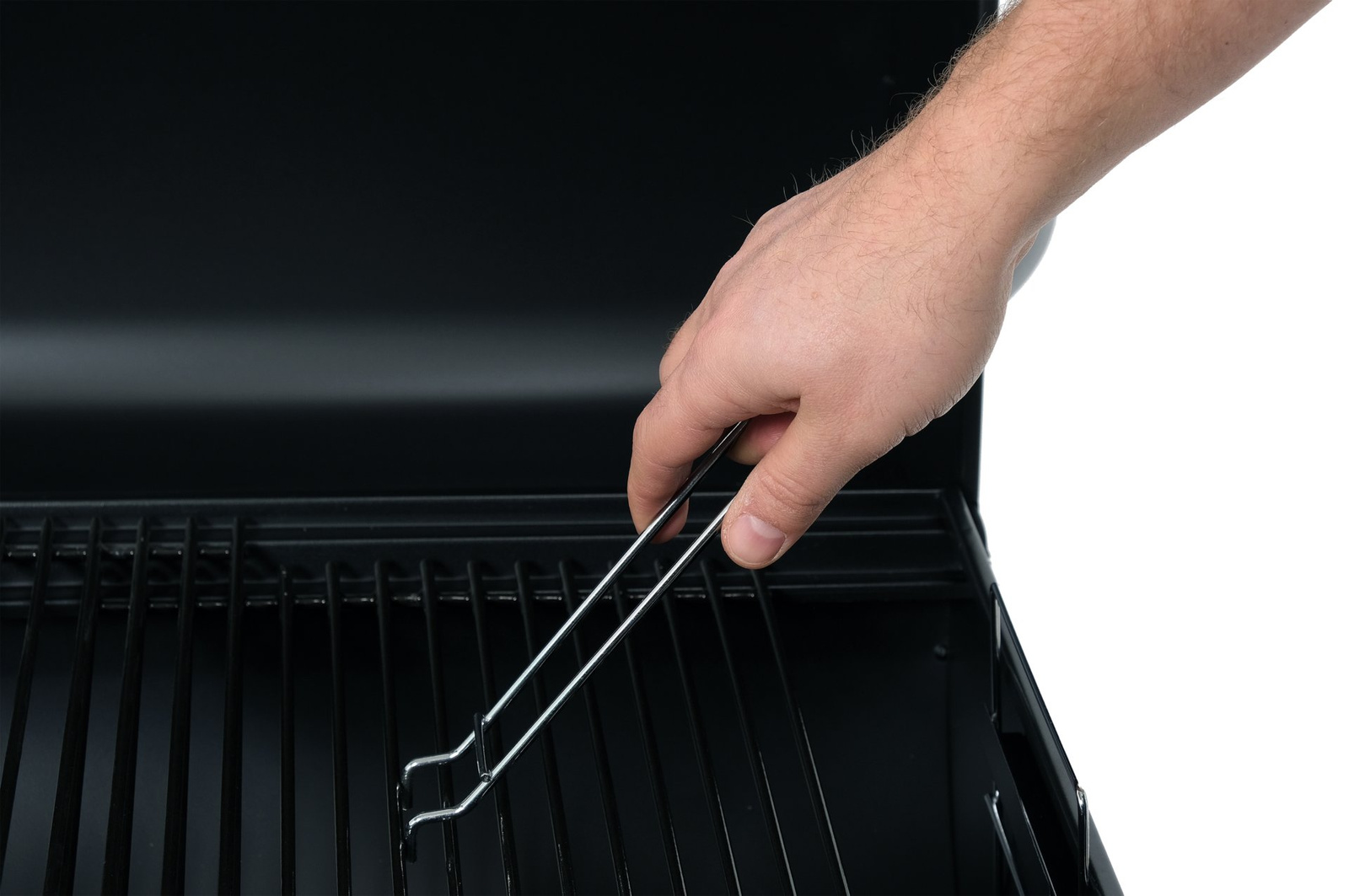 Faszén grill fedéllel, rács 47x34 cm | LUND 99902