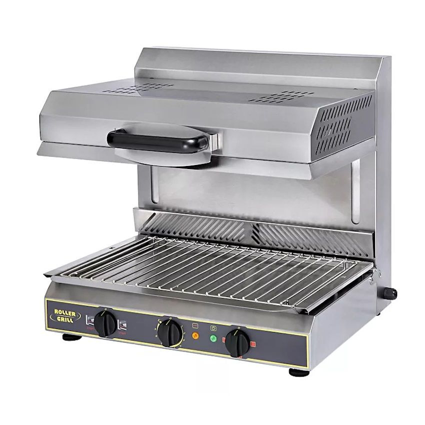Elektromos salamander 2 zónás, rács 49.5x37.5 cm, 5 kW, 400 V | ROLLER GRILL SEM 600 PDS