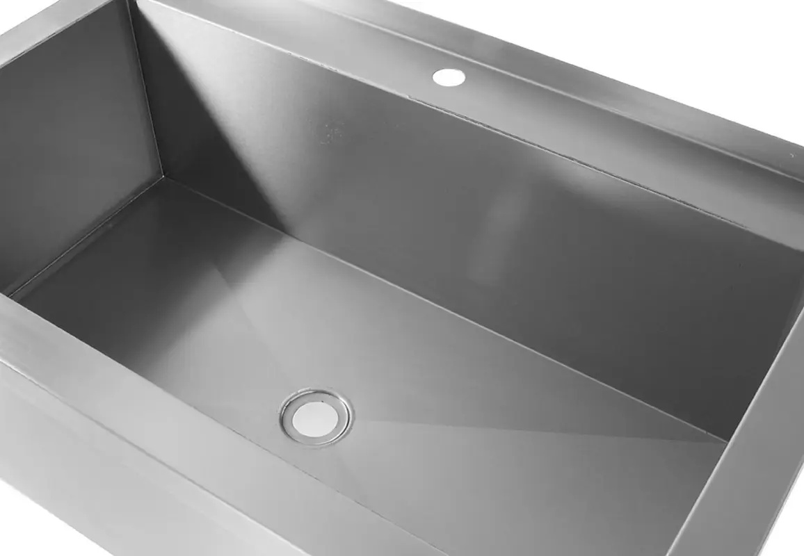 Rozsdamentes acél 1 medencés mosogató Profi Line, 100x60x85 cm | HENDI 811832
