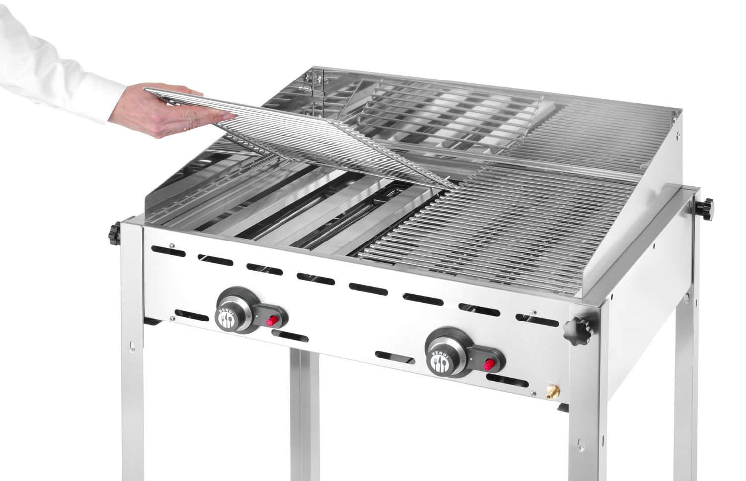 Gázgrill Green Fire Profi Line 2 égős, 11.6 kW | HENDI 149508
