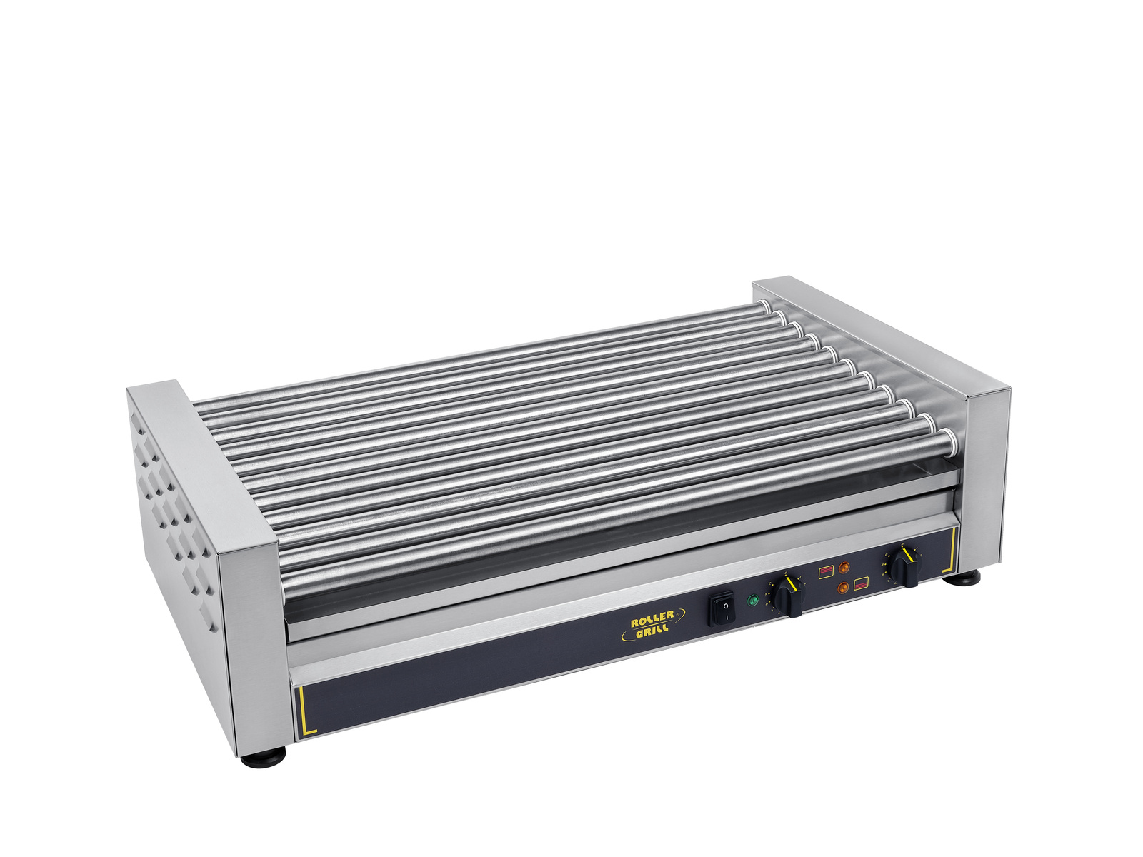 Virslisütő görgős sütő, 11 görgő, 75 cm, 1.6 kW, 230 V | ROLLER GRILL RG RG 100 B