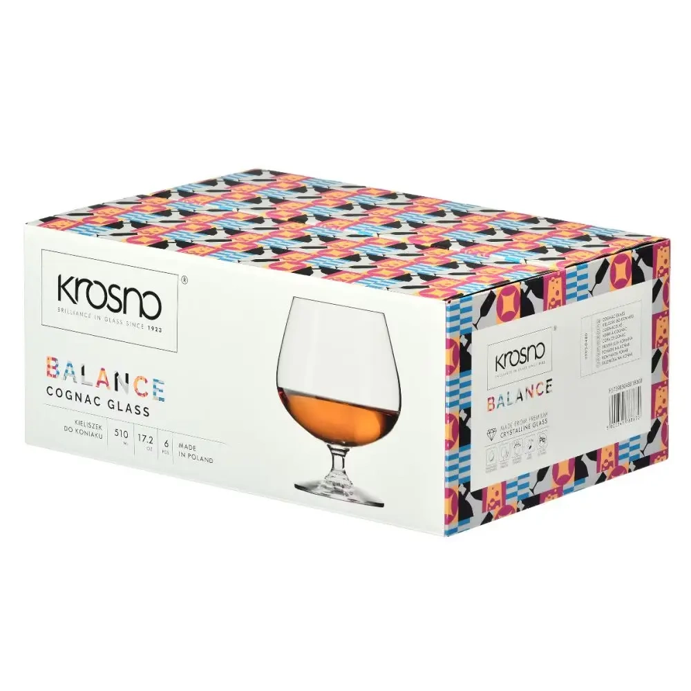 Poharak konyakhoz Balance 510 ml - 6 darabos készlet | KROSNO GLASS F573903048018000