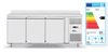 Hűtőasztal 3 ajtós, 179,5x70x85 cm, -2 és +8°C között, 2 kWh/nap | HENDI 232057