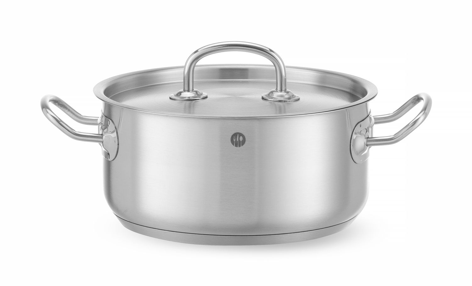 Alacsony rozsdamentes acél fazék - űrtartalom 3 l Kitchen Line | HENDI 836019