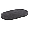 Tálca SLATE melaminból, fekete, 28x15.5x1 cm | APS 85099