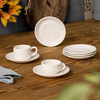 Csészealj a Modermo Prima porcelán csészéhez és levesescsészéhez, 15 cm | MODERMO MP023