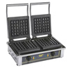 Elektromos dupla gofrisütő, 4 gofri, 10x18x2,2 cm, 3,2 kW | ROLLER GRILL GED 10